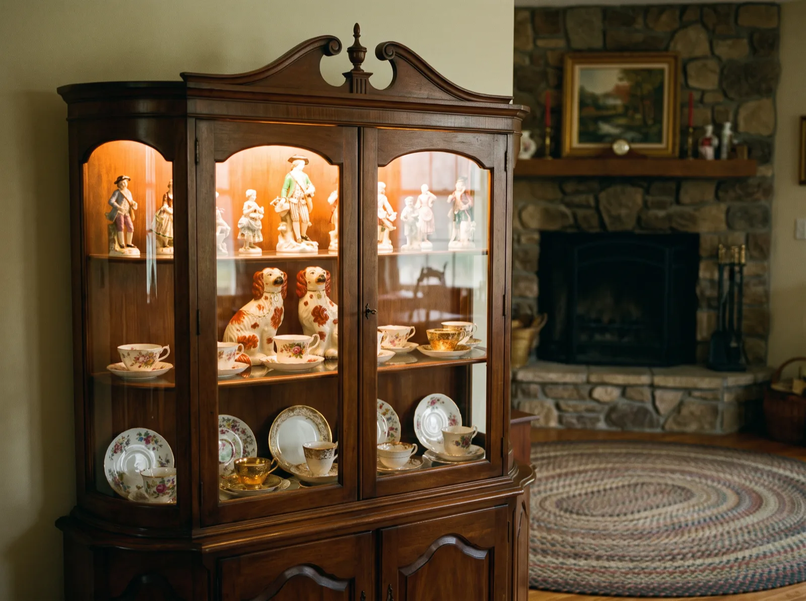 Property interior during a La Jolla estate sale